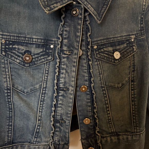 Denim Cropped Jacket - Picture 5 of 5